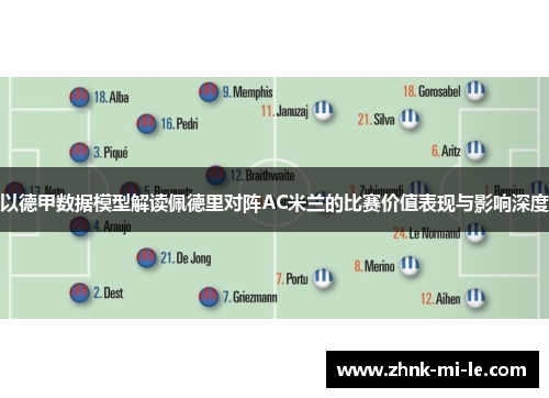 以德甲数据模型解读佩德里对阵AC米兰的比赛价值表现与影响深度